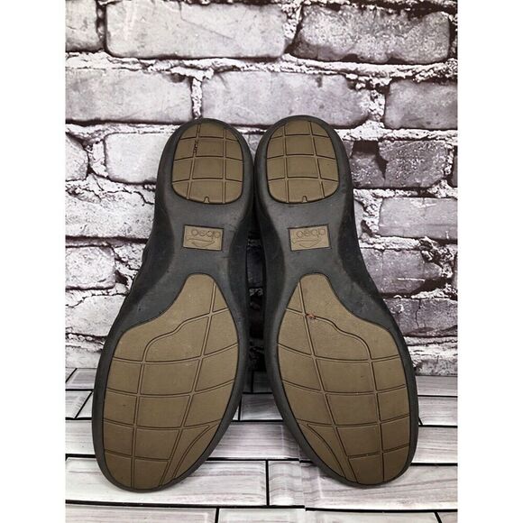 Abeo Eastbourne Dark Brown Leather Slip On Comfort Shoes Women’s Sz 10M US/41EU - Picture 14 of 16